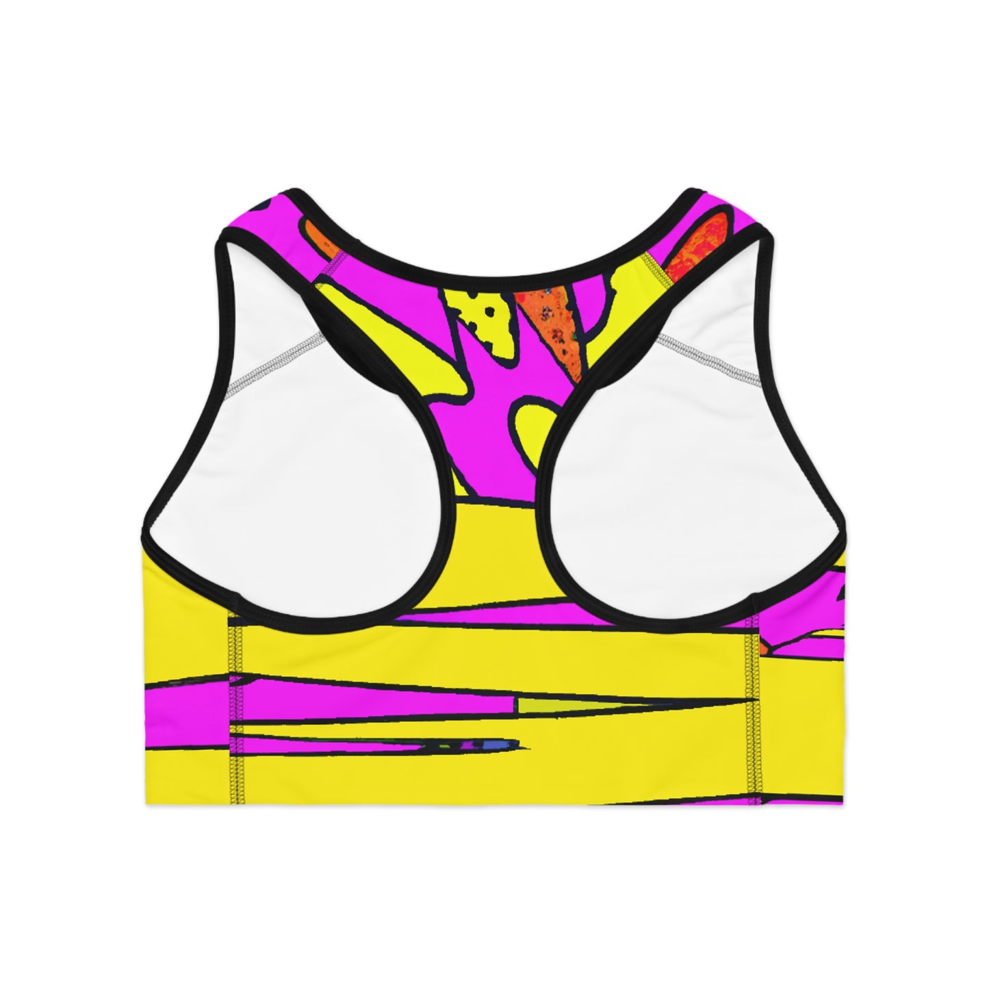 Pink Lemonade Thunder 2 - AI Art - Sports Bra (AOP) - Made in USA