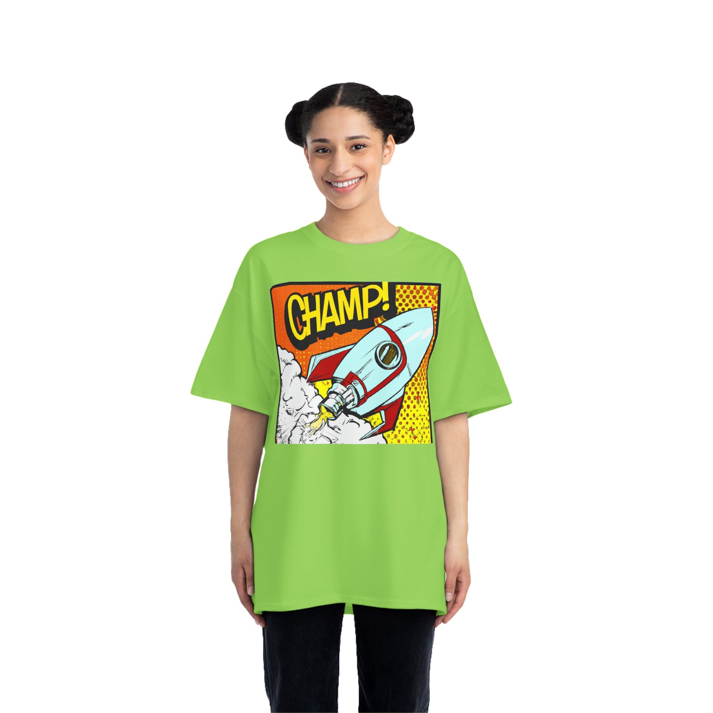 Spaceship Champ 2 - AI Art - Beefy-T®  Short-Sleeve T-Shirt