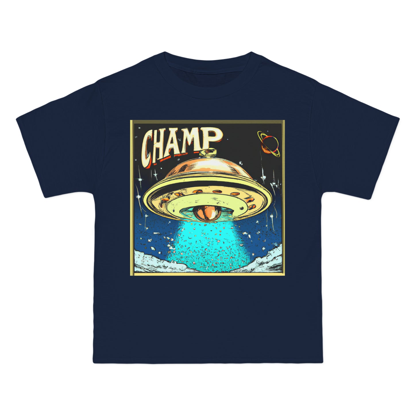 UFO CHAMP 4 - AI Art - Beefy-T® T-Shirt - (S - 6XL Sizes, Multiple Shirt Colors)