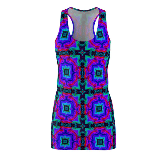 Kaleidescope 3 - AI Art - Racerback Dress