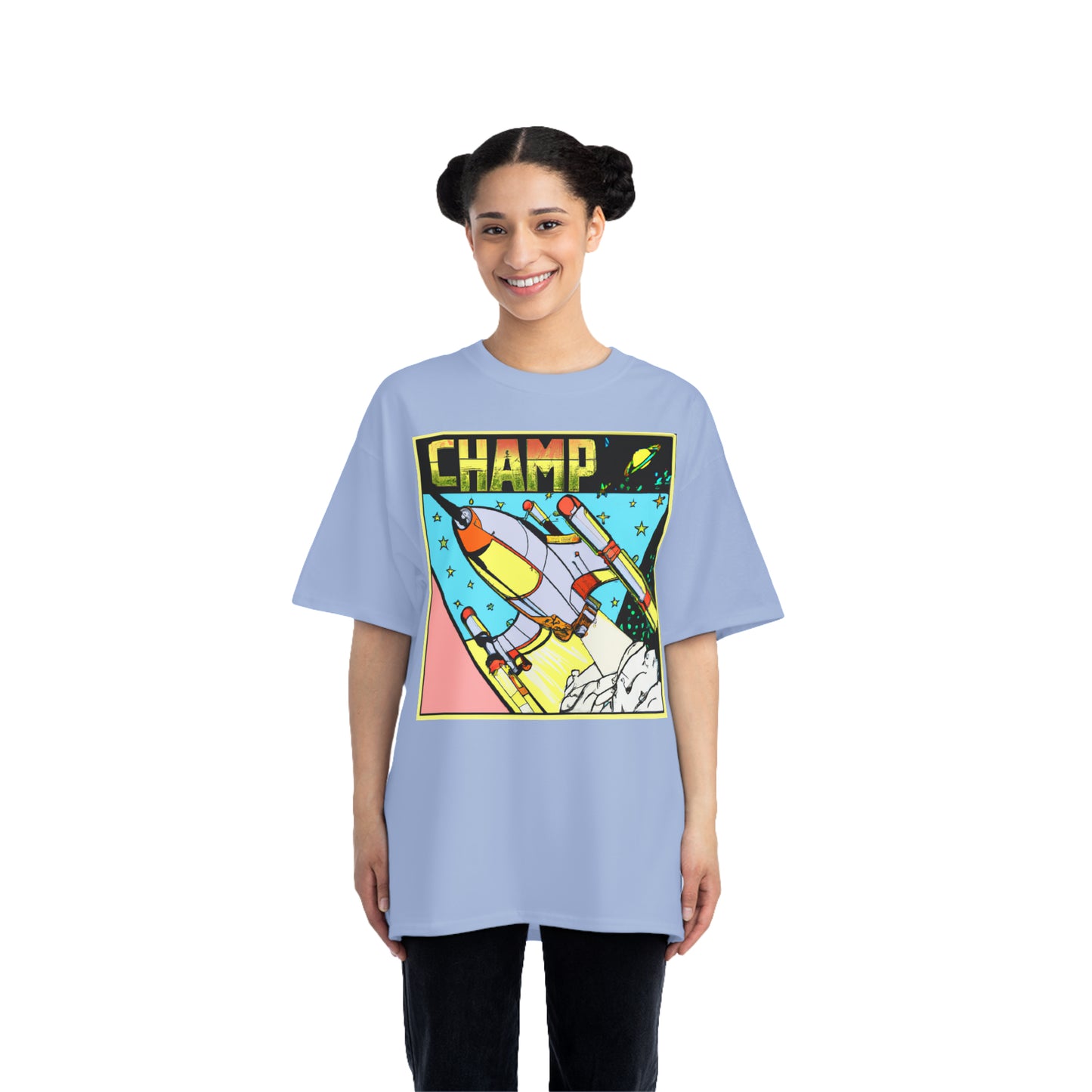 Spaceship Champ 1- AI Art - Beefy-T®  Short-Sleeve T-Shirt