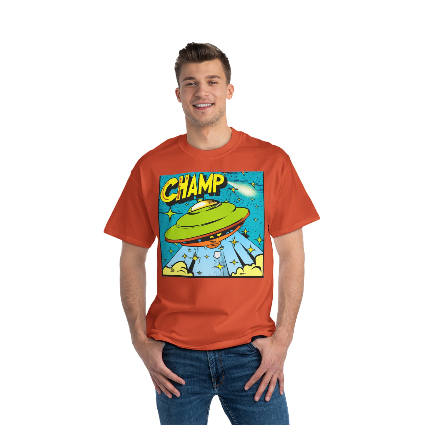 UFO CHAMP 12 - AI Art - Beefy-T® T-Shirt (S - 6XL Sizes, Multiple Colors)