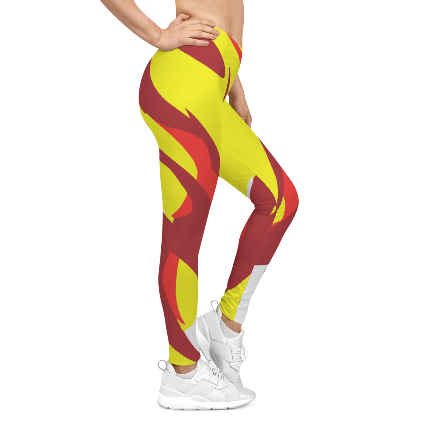 Mustard & Ketchup - AI Art - Women's Casual Leggings (AOP)