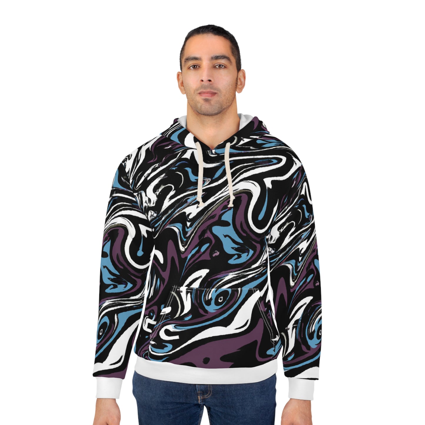 Storm Brew - AI Art - Unisex Pullover Hoodie (AOP)