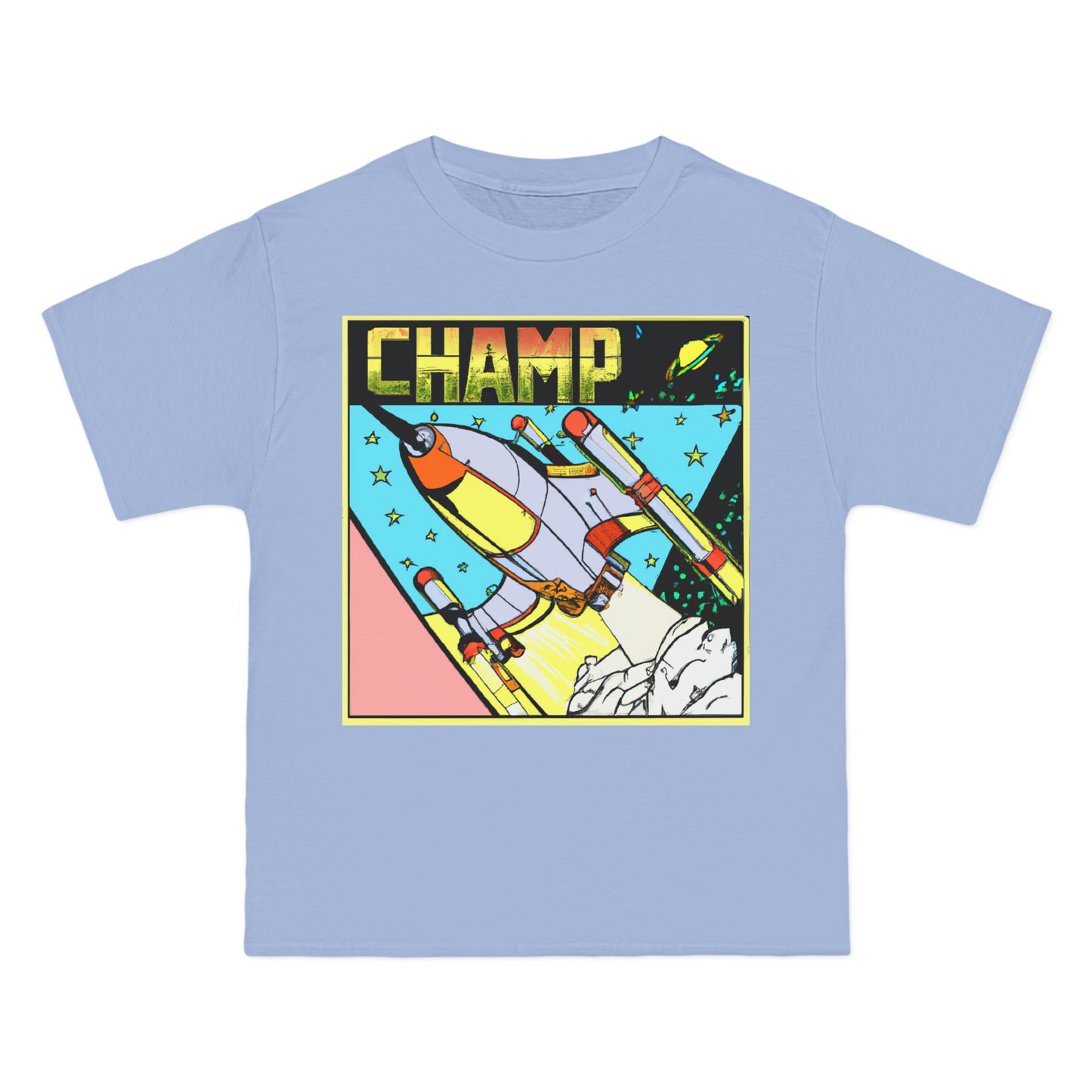 Spaceship Champ 1- AI Art - Beefy-T®  Short-Sleeve T-Shirt