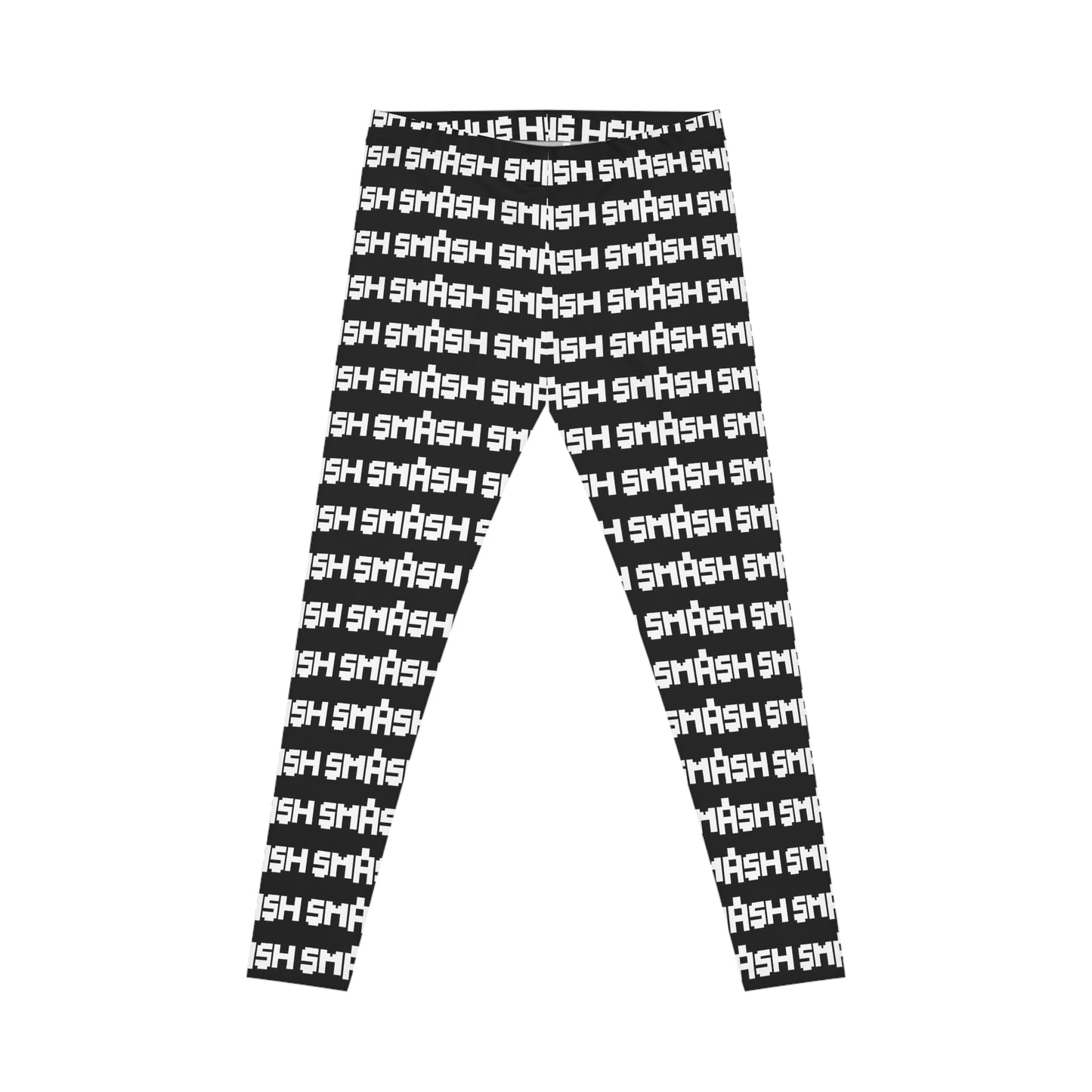 SMASH 8-bit Logos 4 - AI Art - Women's Casual Leggings