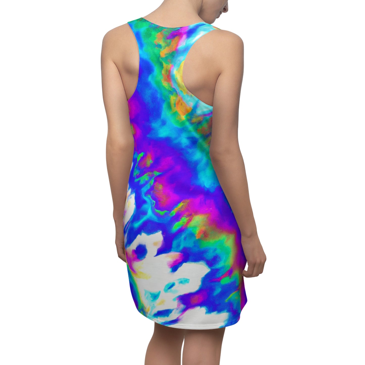 Oil & Water - AI Art -  Racerback Dress