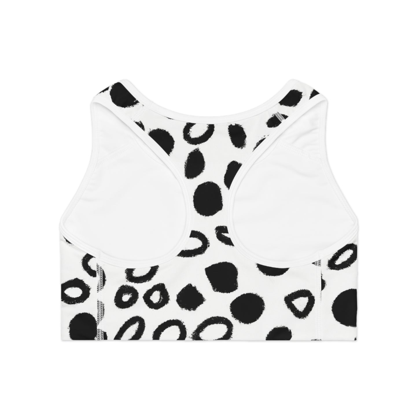 Charcoal Spots - AI Art - Sports Bra (AOP)