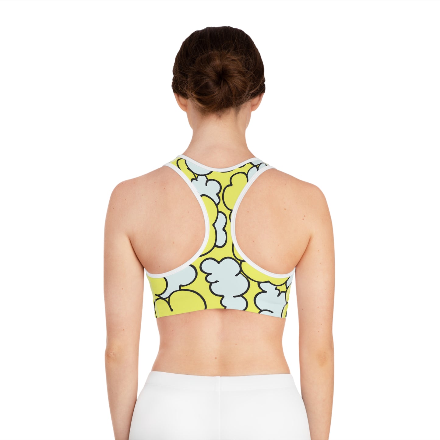 Buttered Popcorn - AI Art - Sports Bra (AOP)