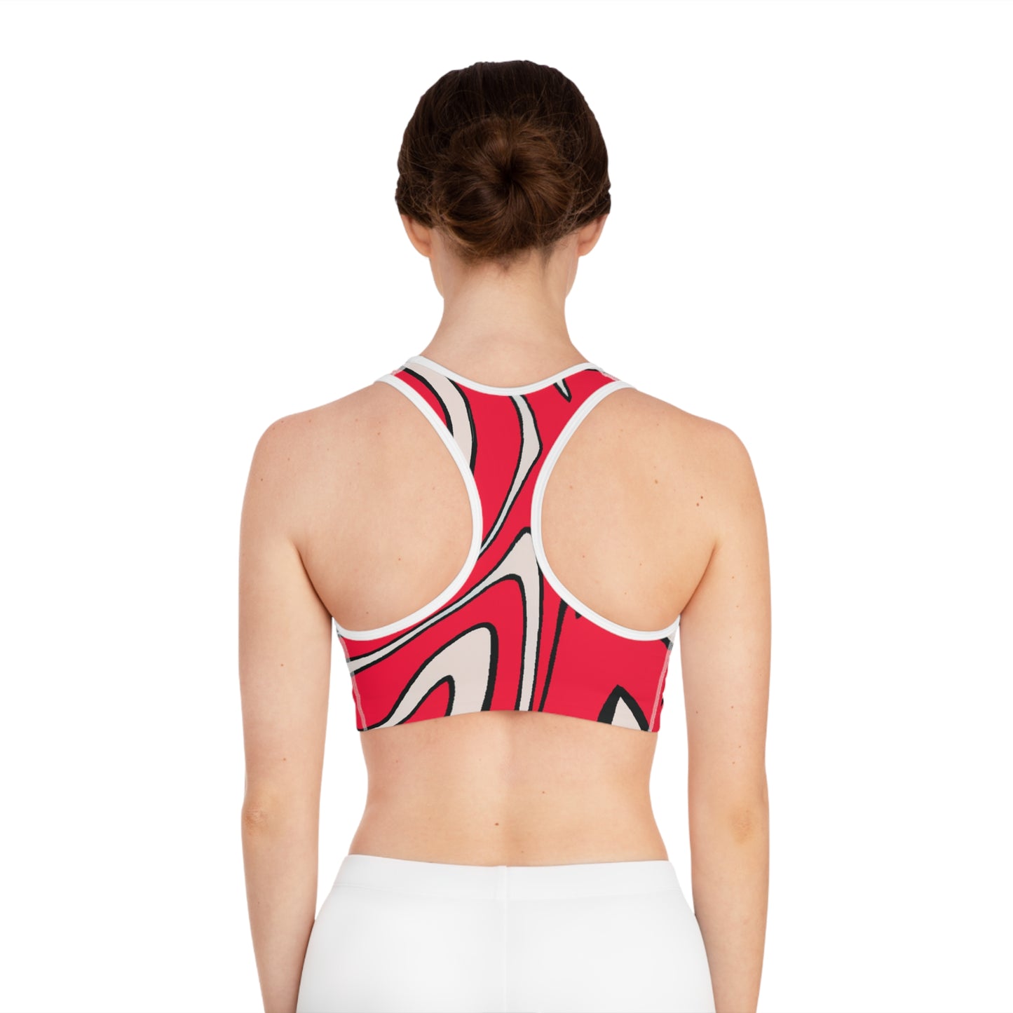 Hot Cinnamon & Sugar - AI Art - Sports Bra (AOP)