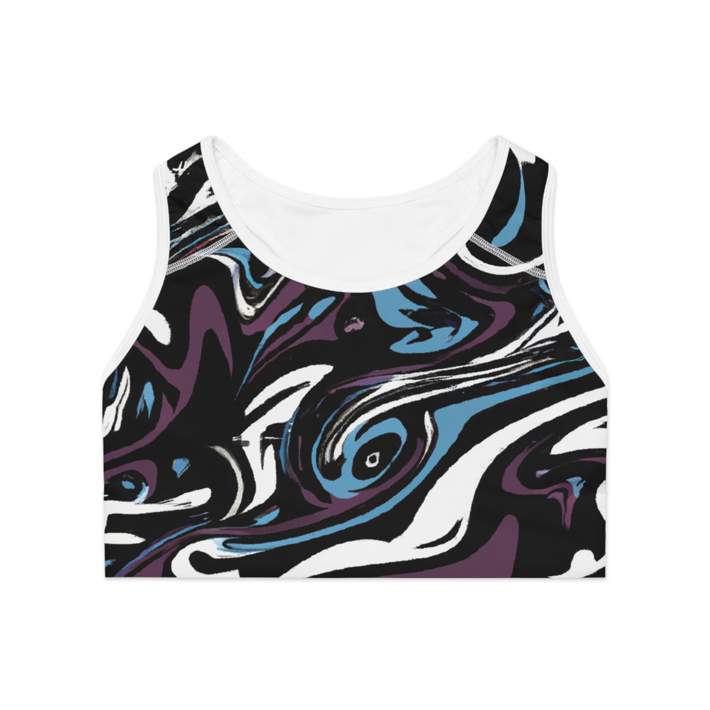 Storm Brew - AI Art - Sports Bra (AOP)