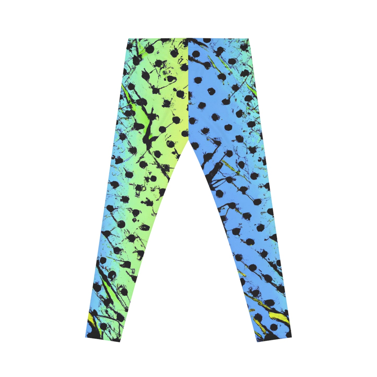 Comic Book Style Polka Dots - AI Art - Women's Casual Leggings (AOP)