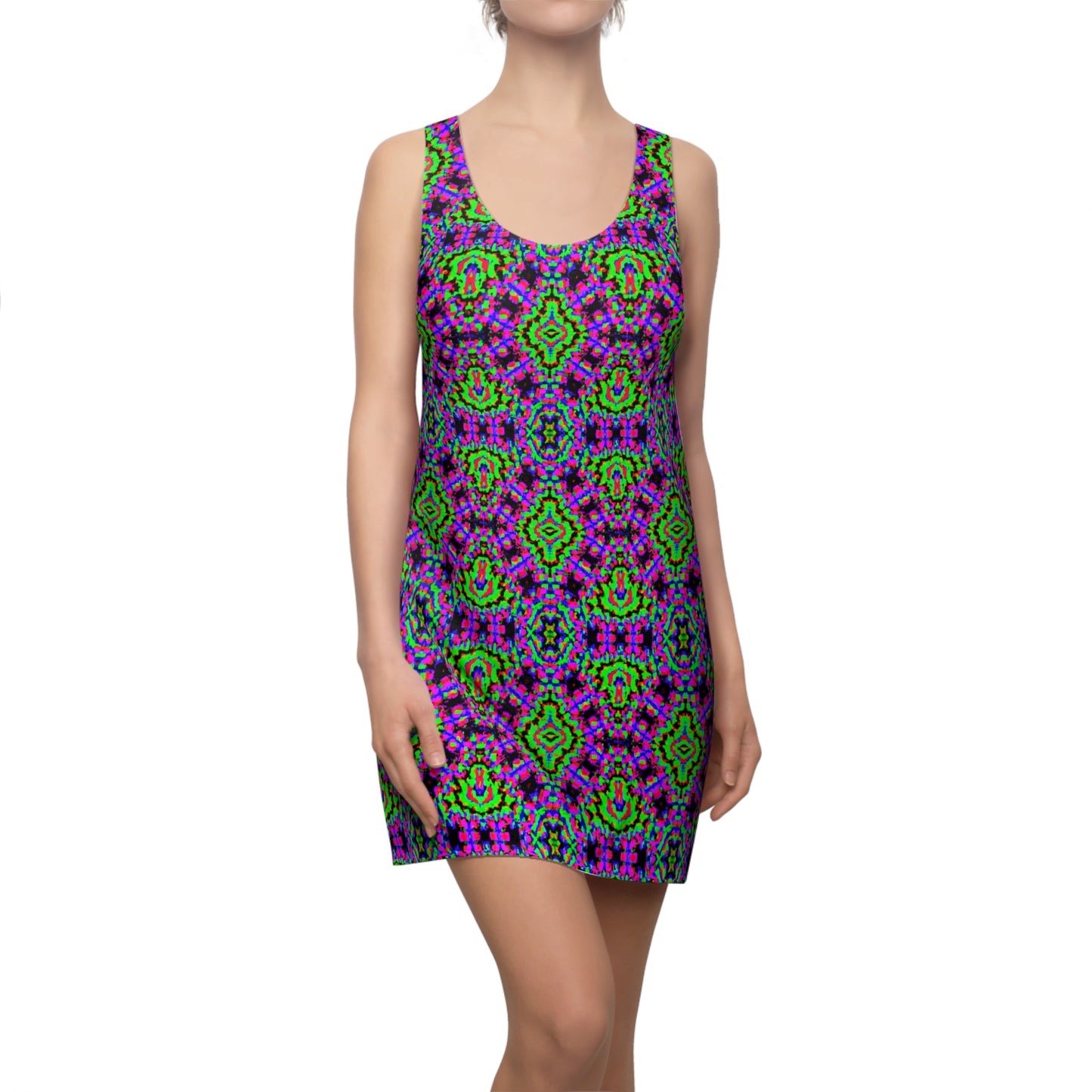 Kaleidoscope 5 - AI Art - Racerback Dress