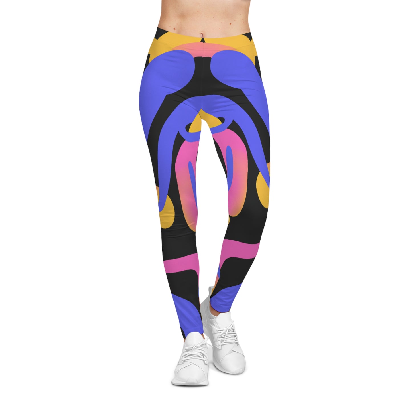 Psychedelic Octopus 2 - AI Art - Women's Casual Leggings (AOP)