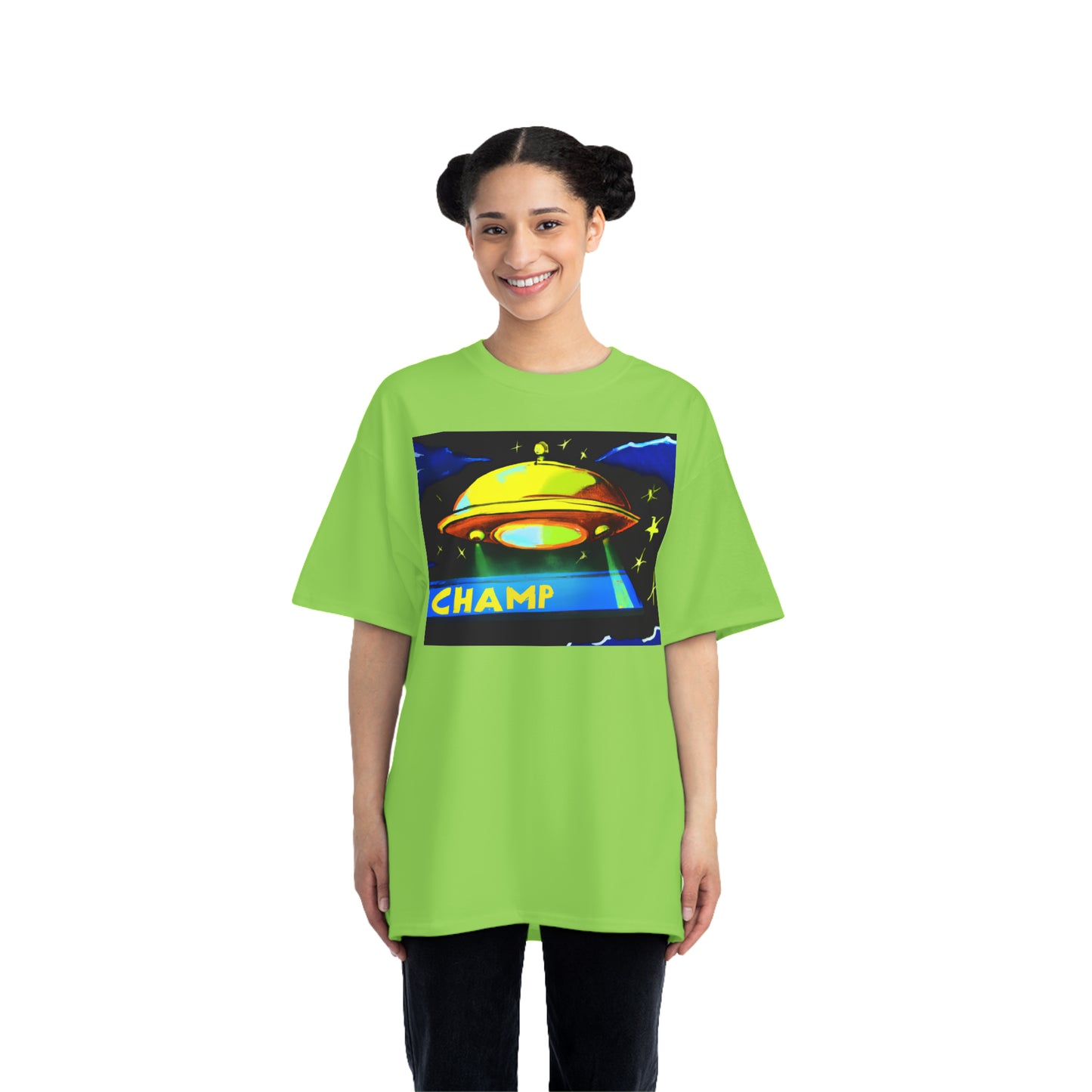 UFO CHAMP 6 - AI Art - Beefy-T® T-Shirt - (S - 6XL Sizes, Multiple Colors)