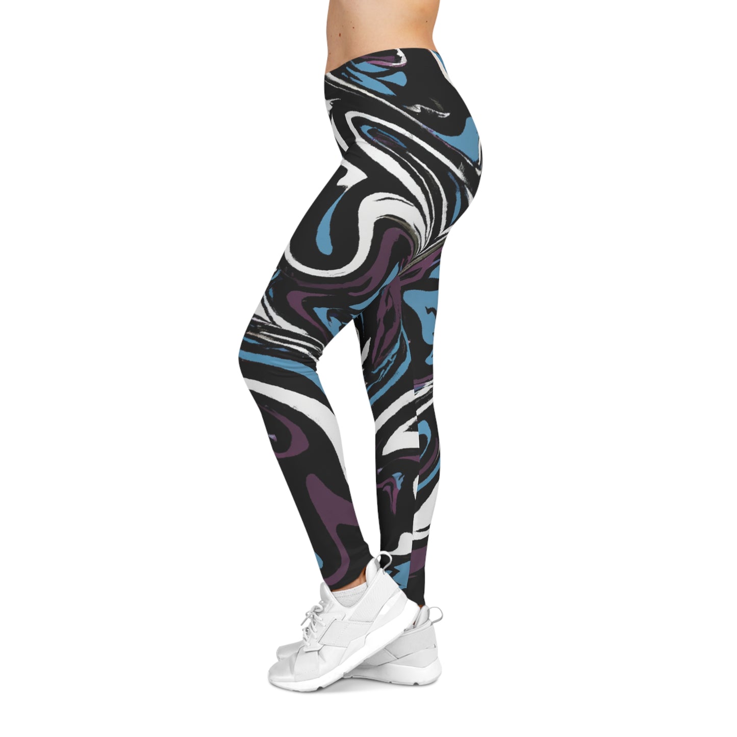 Storm Brew - AI Art - Women's Casual Leggings (AOP)