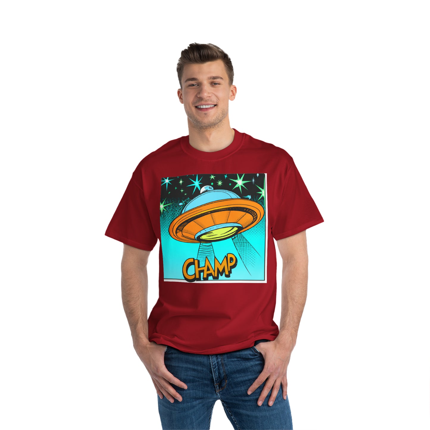 UFO Champ 2 - AI Art - Beefy-T® - (S - 6XL Sizes, Multiple Colors)