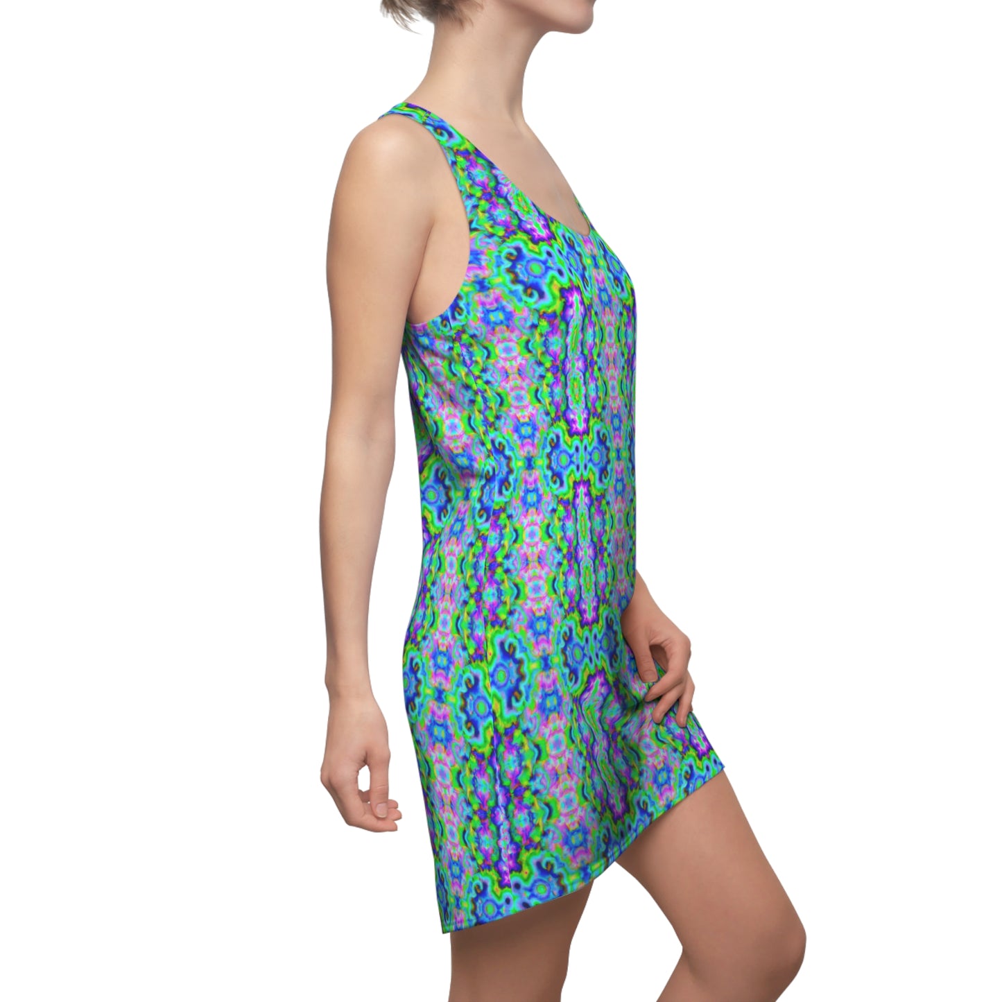 Kaleidoscope 7 - AI Art - Racerback Dress