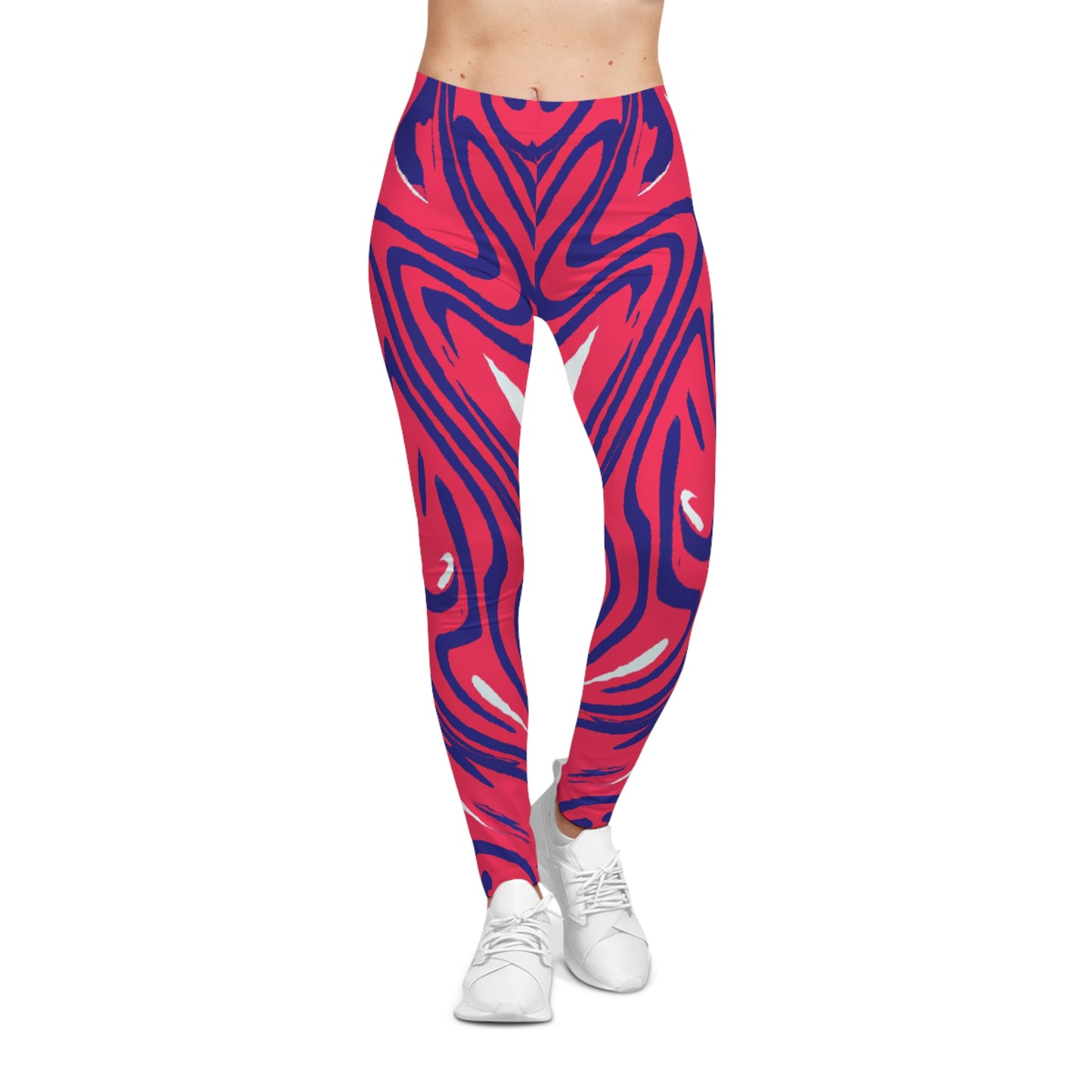 Martian Fingerprint - AI Art - Women's Casual Leggings (AOP)