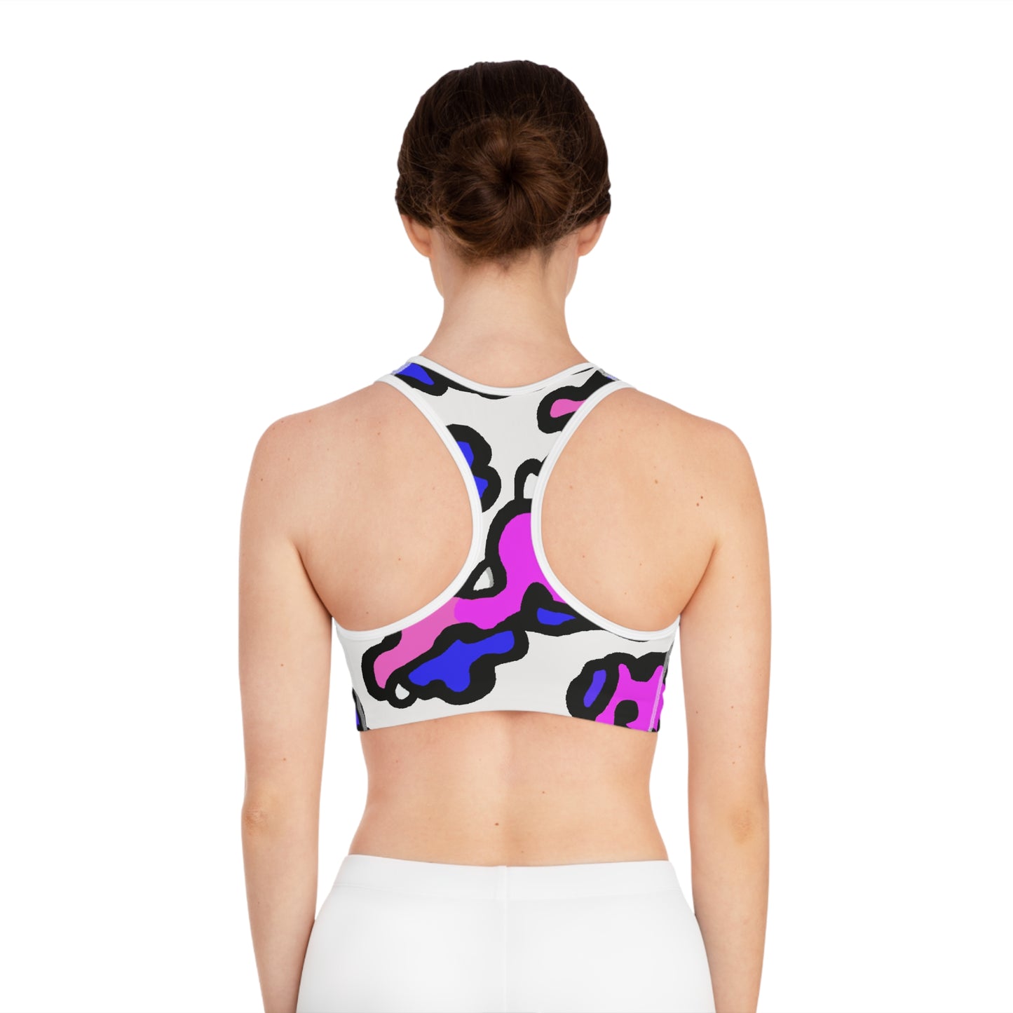 Cotton Candy Clouds - AI Art - Sports Bra (AOP)