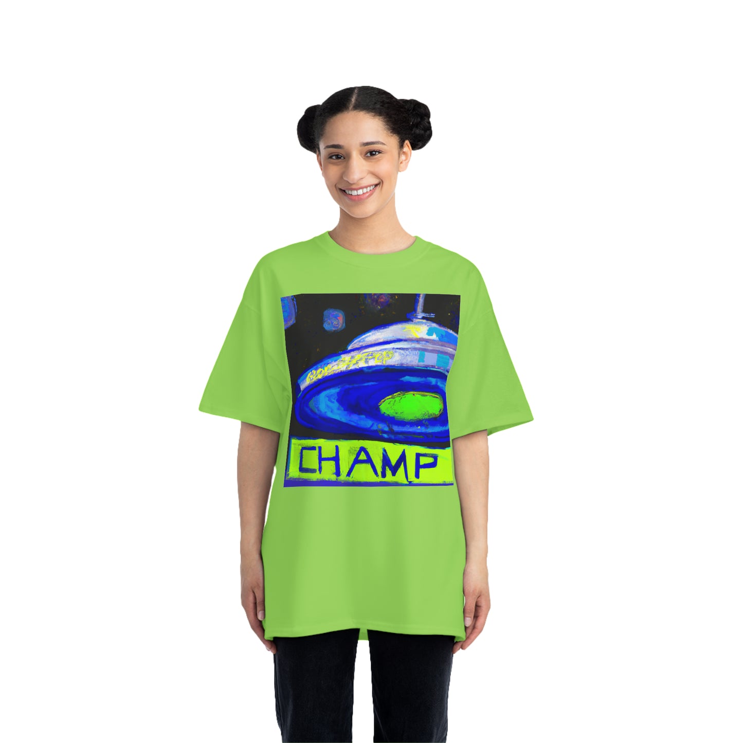 UFO CHAMP 5 - AI Art - Beefy-T® T-Shirt - (S - 6XL Sizes, Multiple Colors)