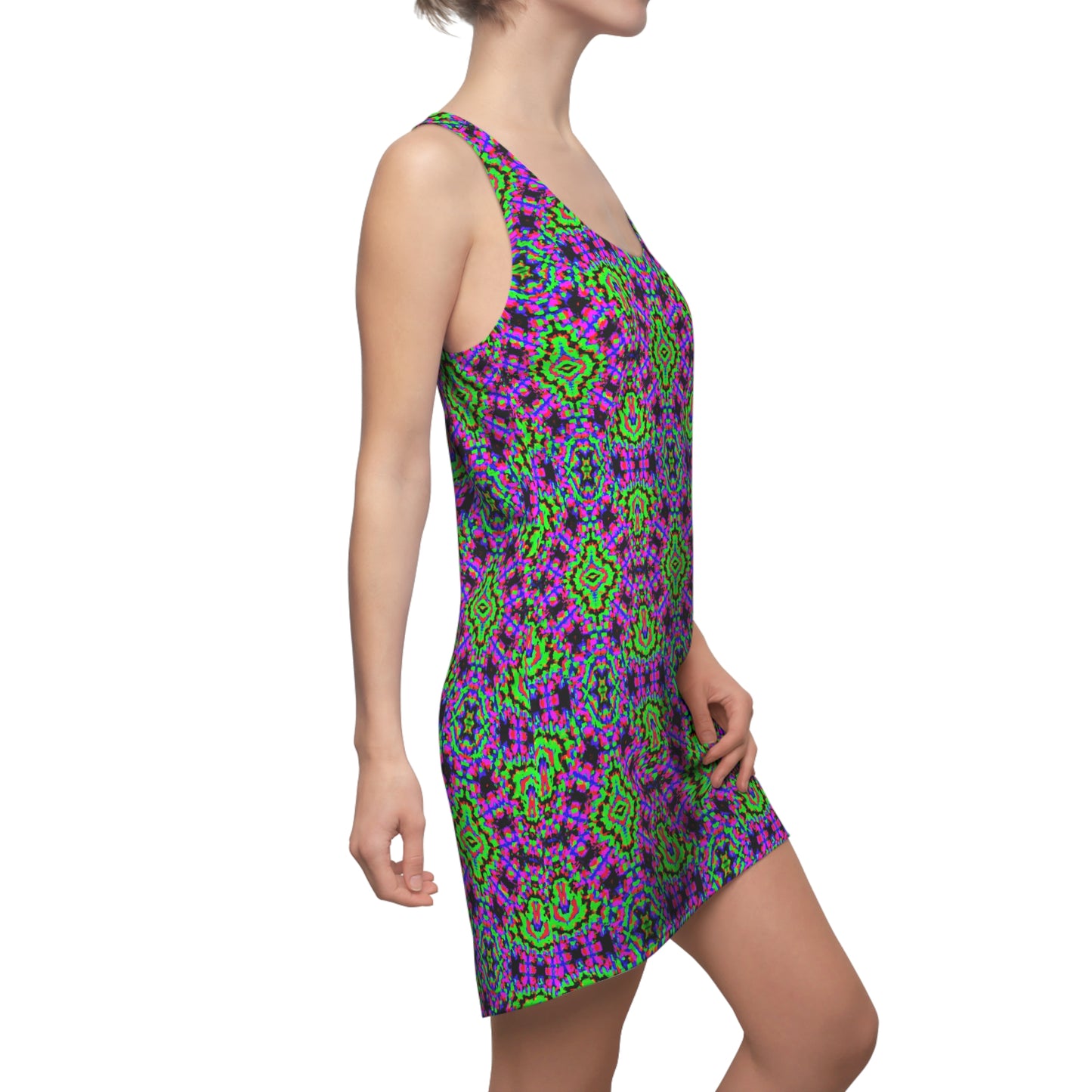 Kaleidoscope 5 - AI Art - Racerback Dress