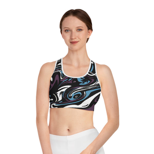 Storm Brew - AI Art - Sports Bra (AOP)