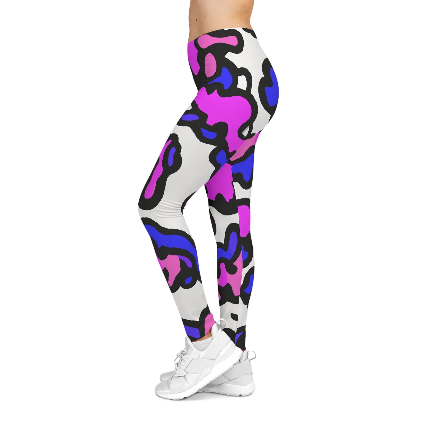 Cotton Candy Clouds - AI Art - Women's Casual Leggings (AOP)