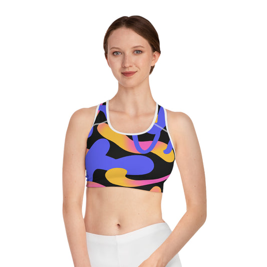 Psychedelic Octopus 2 - AI Art - Sports Bra (AOP)