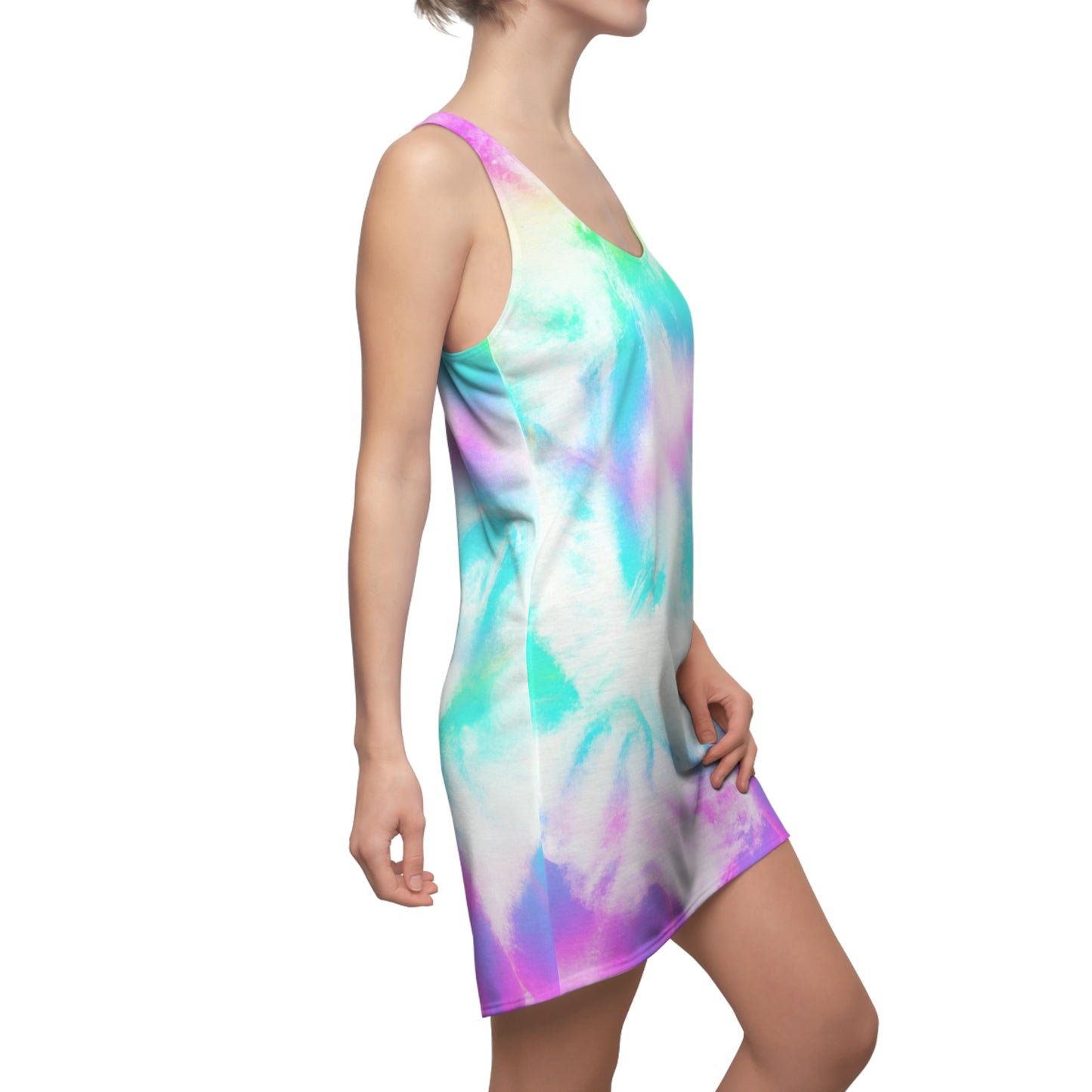 Pastel Cloud - AI Art - Racerback Dress