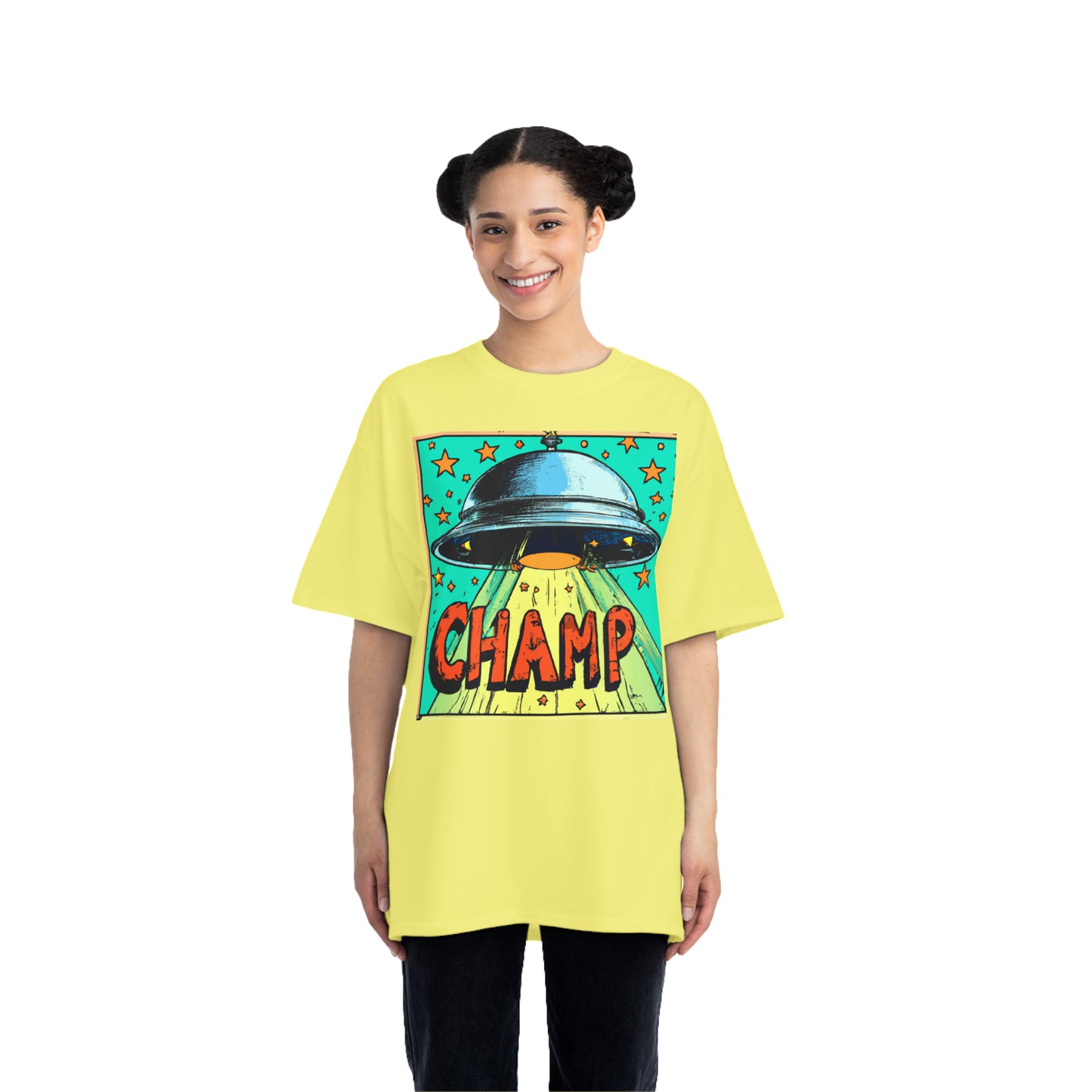 UFO Champ 1 - AI Art - Beefy-T®  Short-Sleeve T-Shirt