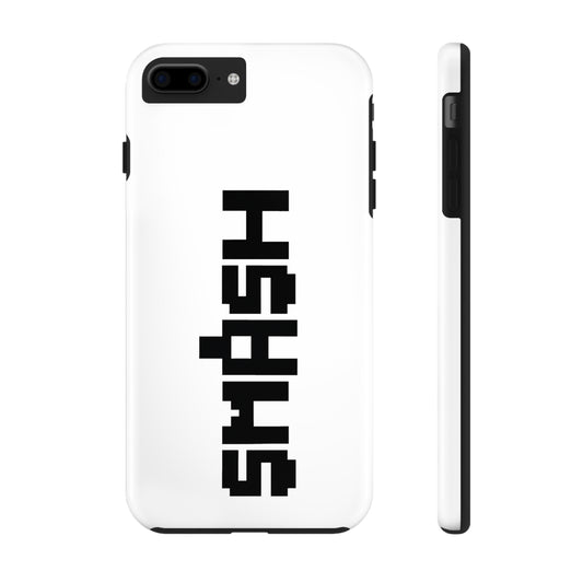 SMASH Logo 8-Bit iPhone Cases - AI Art - Tough Phone Cases (iPhone Versions 7-15pro & X Available)