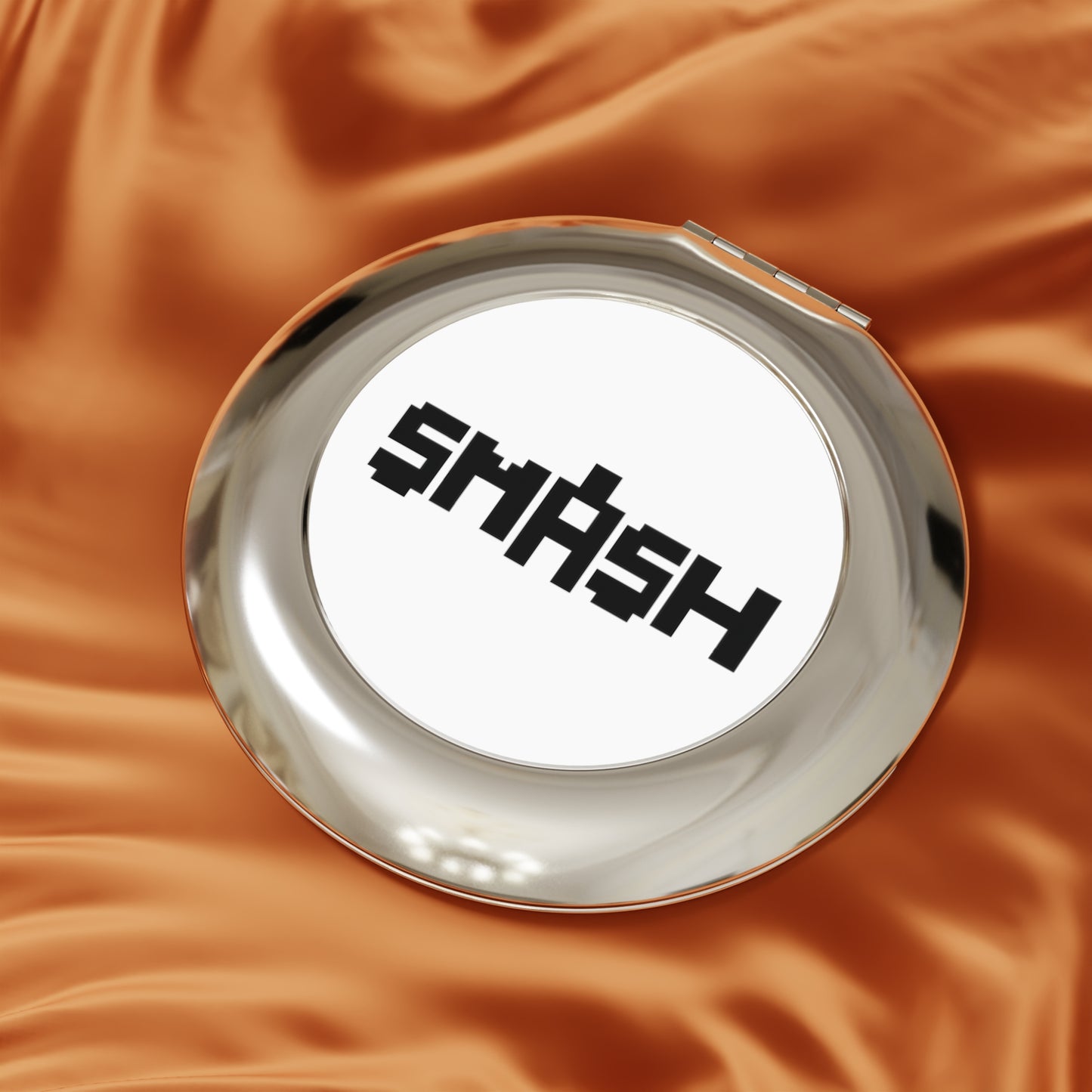 SMASH Logo 8-Bit Compact Travel Mirror