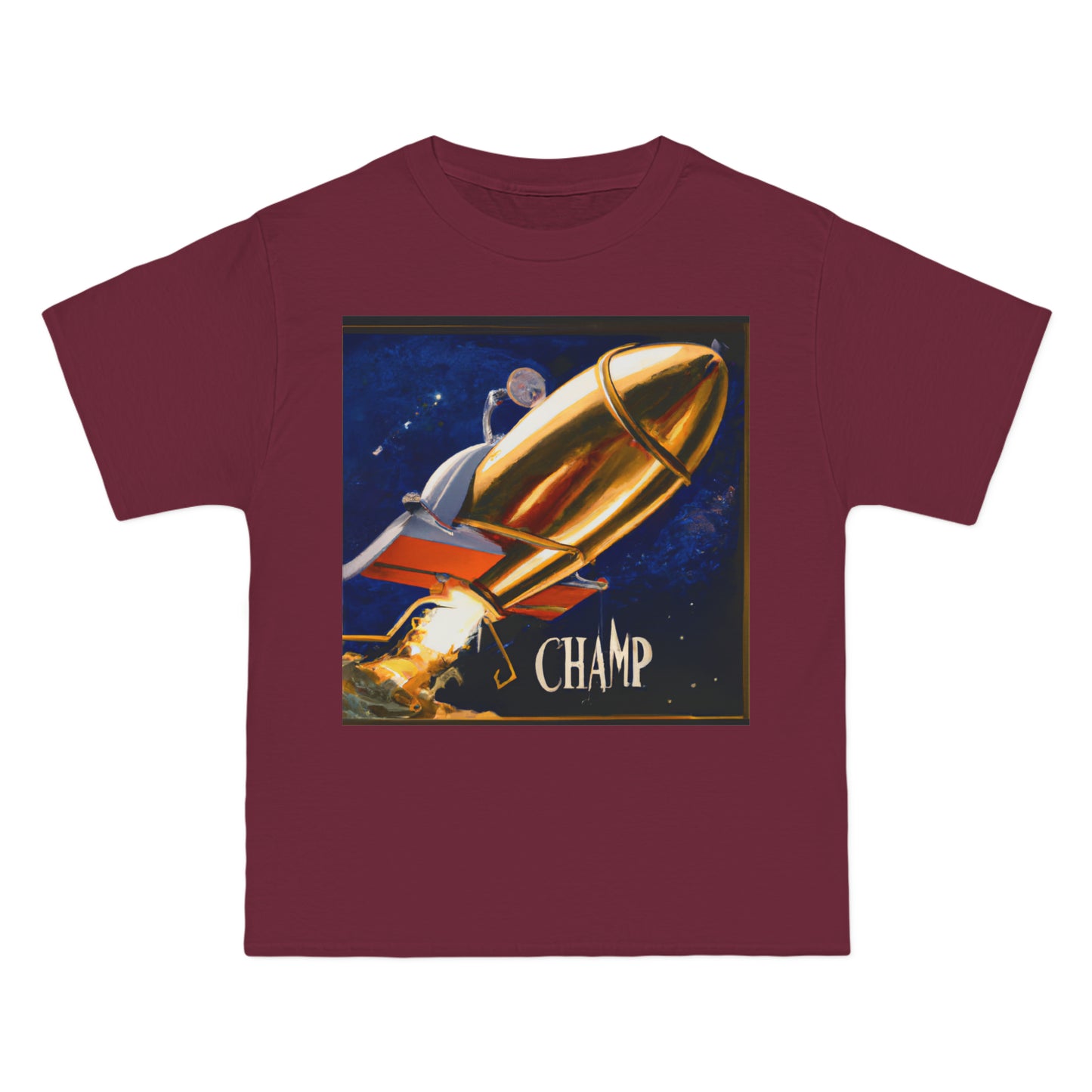 Steampunk Spaceship Champ 6 - AI Art - Beefy-T®  T-Shirt (Sizes S-6XL, Multiple Colors)