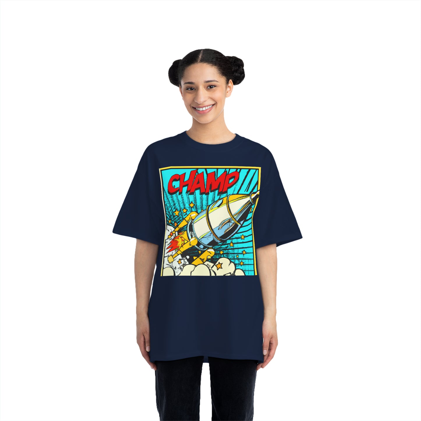 Spaceship Champ 4 - AI Art - Beefy-T®  Short-Sleeve T-Shirt