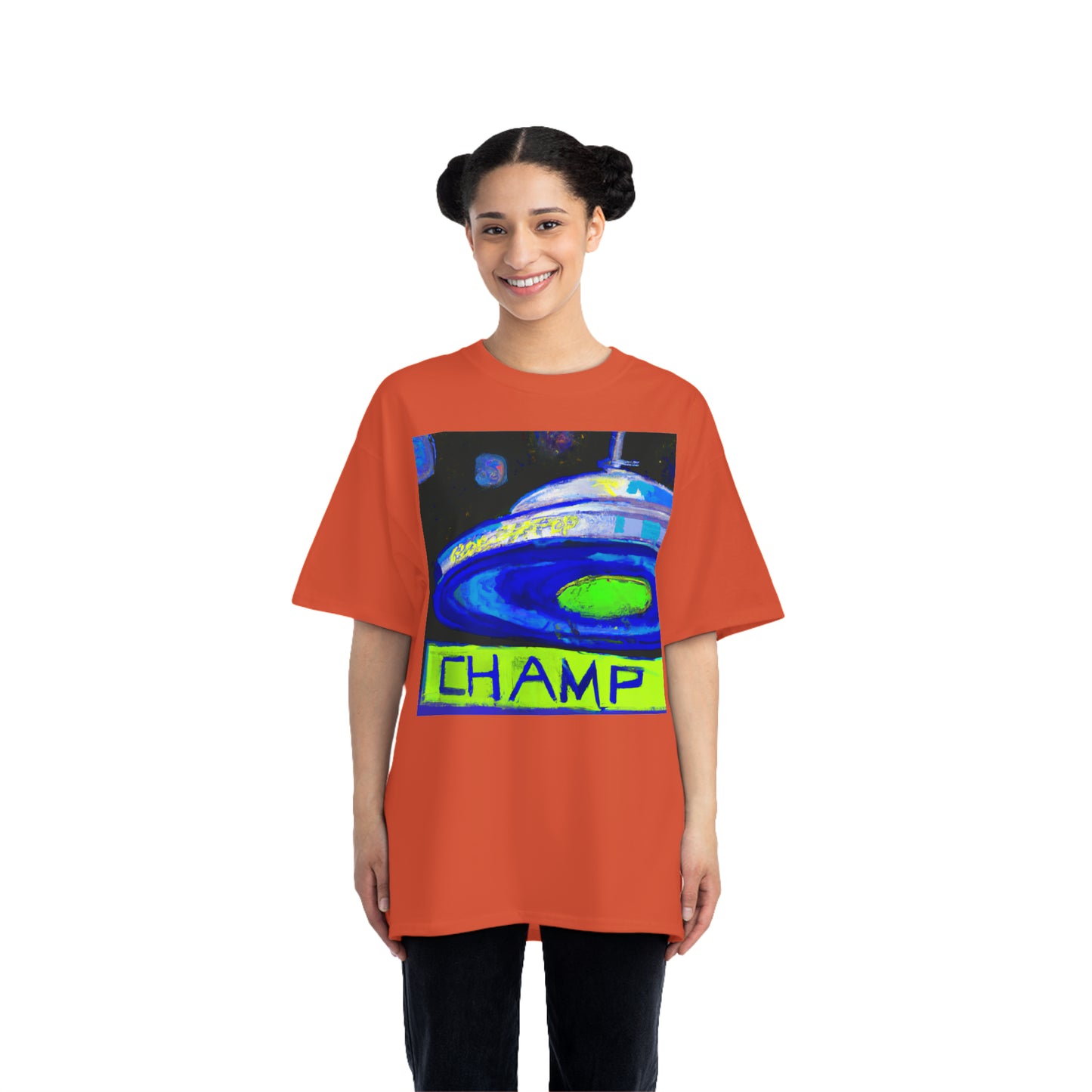 UFO CHAMP 5 - AI Art - Beefy-T® T-Shirt - (S - 6XL Sizes, Multiple Colors)