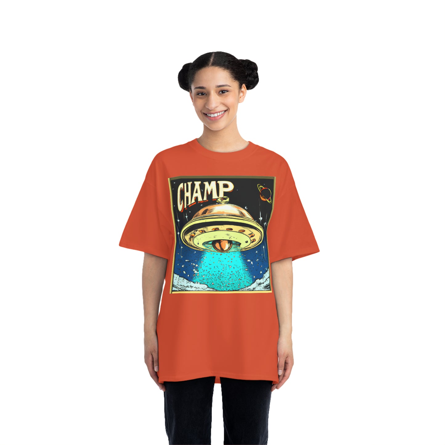 UFO CHAMP 4 - AI Art - Beefy-T® T-Shirt - (S - 6XL Sizes, Multiple Shirt Colors)