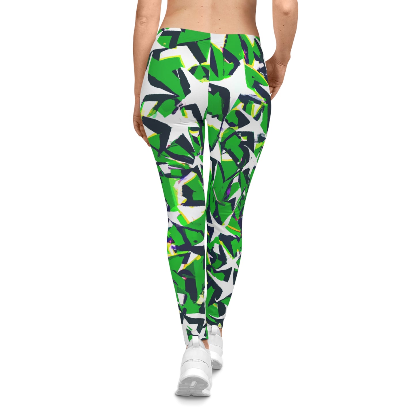 Mint Candy Anime - AI Art - Women's Casual Leggings (AOP)