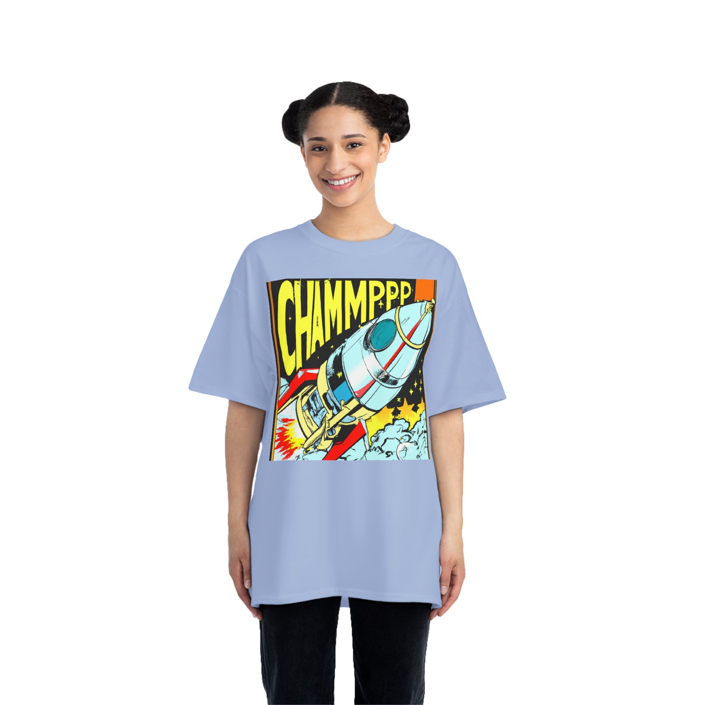 Spaceship 5 CHAMMPPP - AI Art - Beefy-T®  Short-Sleeve T-Shirt