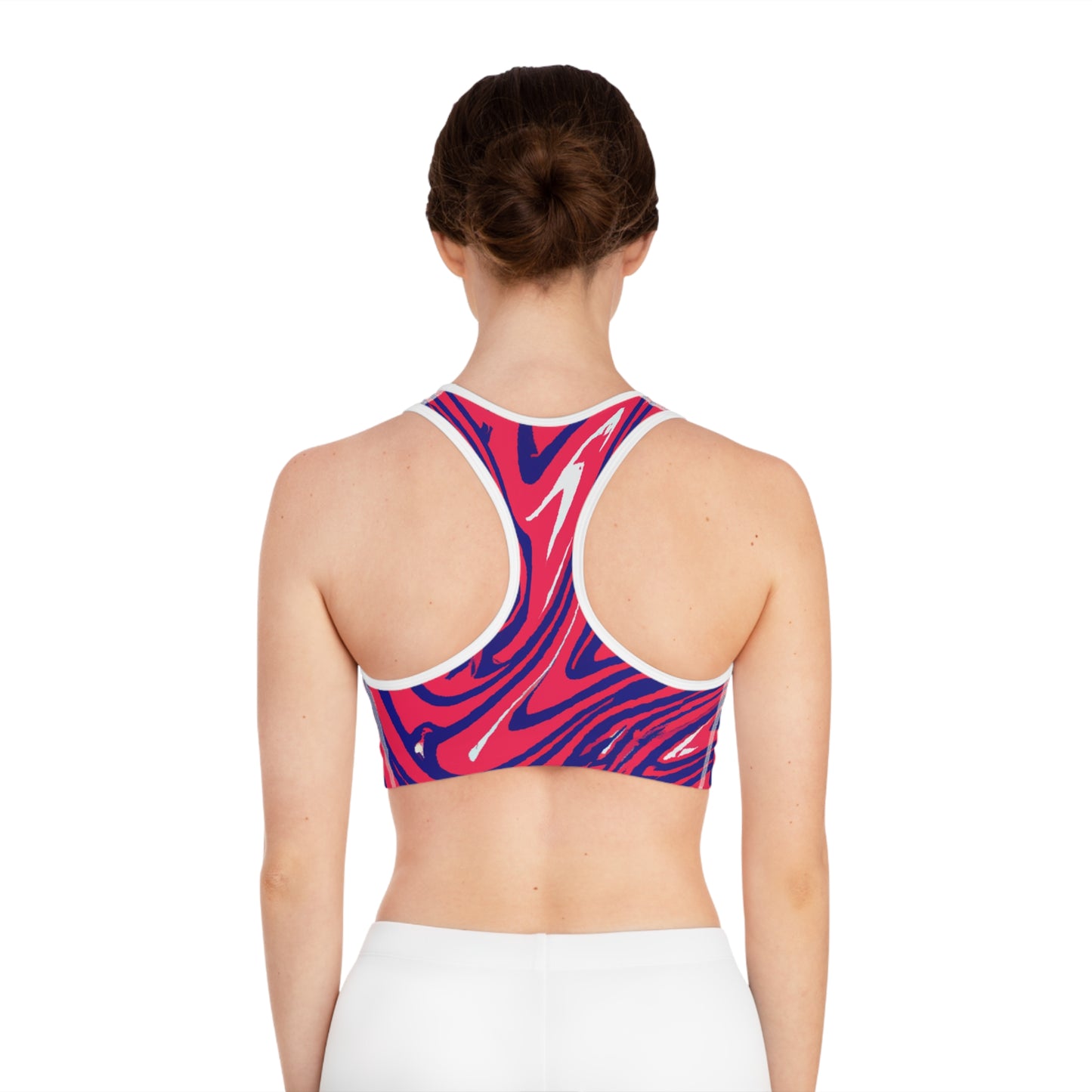 Martian Fingerprint - AI Art - Sports Bra (AOP)