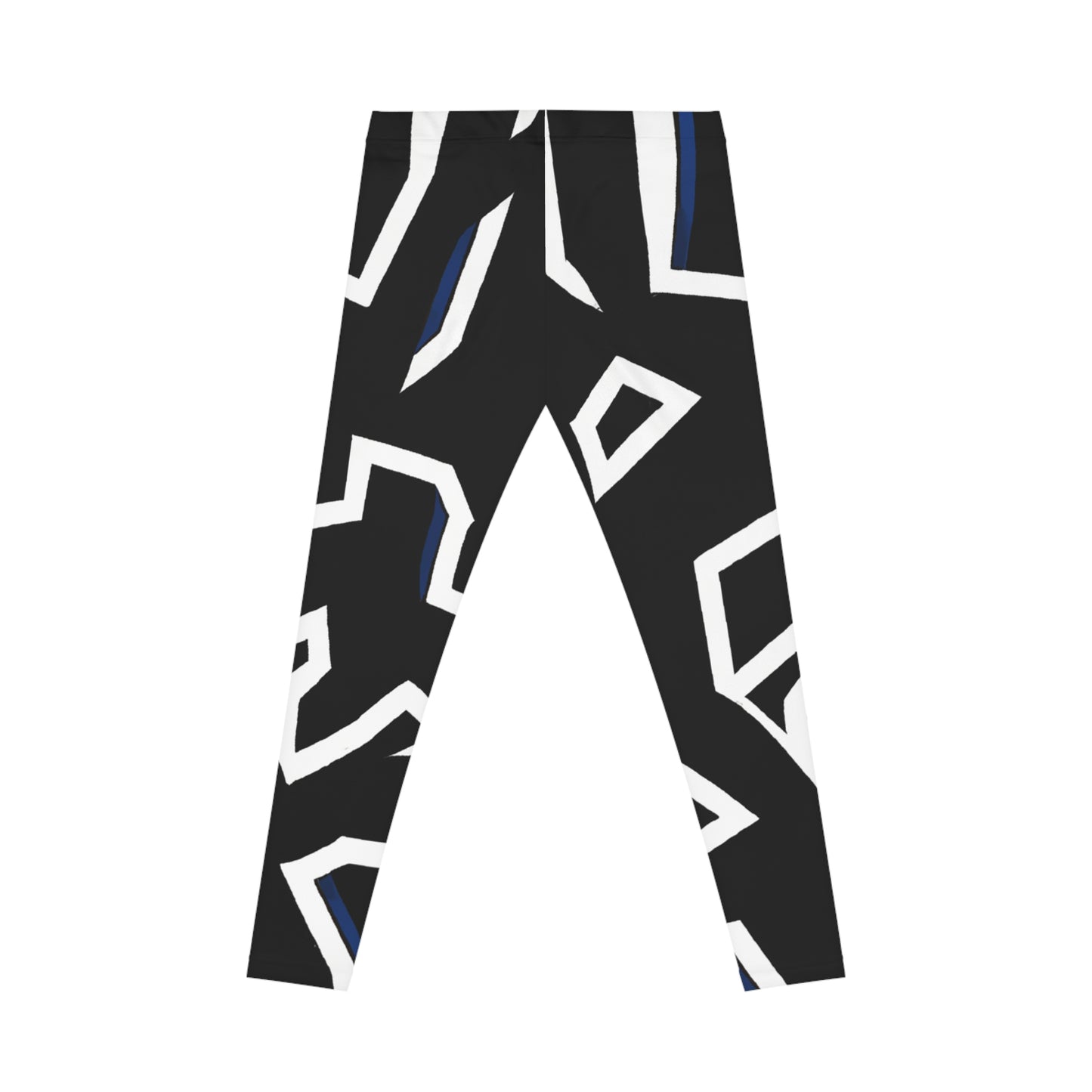 Polygon Computer Game  - AI Art - Women's Casual Leggings (AOP)