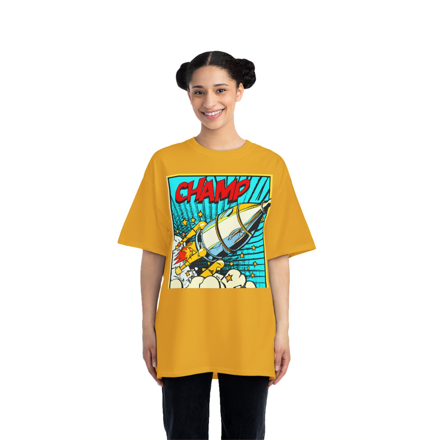 Spaceship Champ 4 - AI Art - Beefy-T®  Short-Sleeve T-Shirt