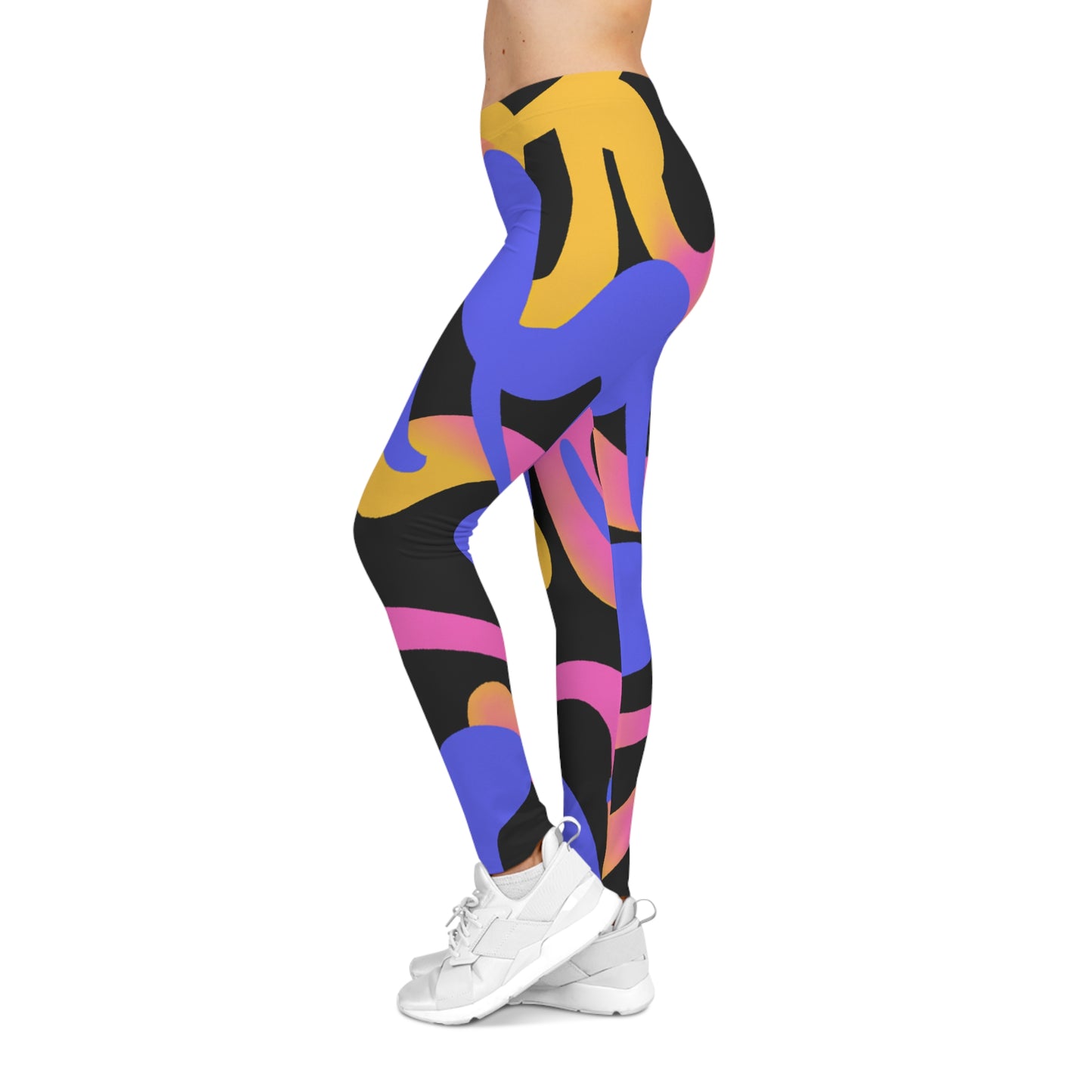 Psychedelic Octopus 2 - AI Art - Women's Casual Leggings (AOP)