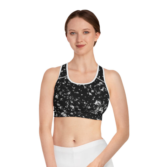 Starfield Camo - AI Art - Sports Bra