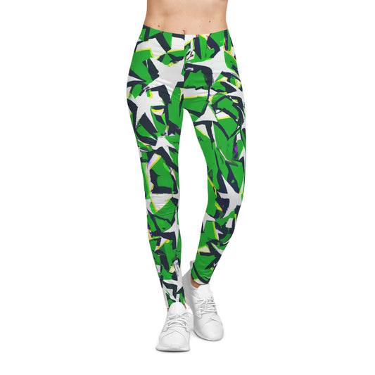 Mint Candy Anime - AI Art - Women's Casual Leggings (AOP)