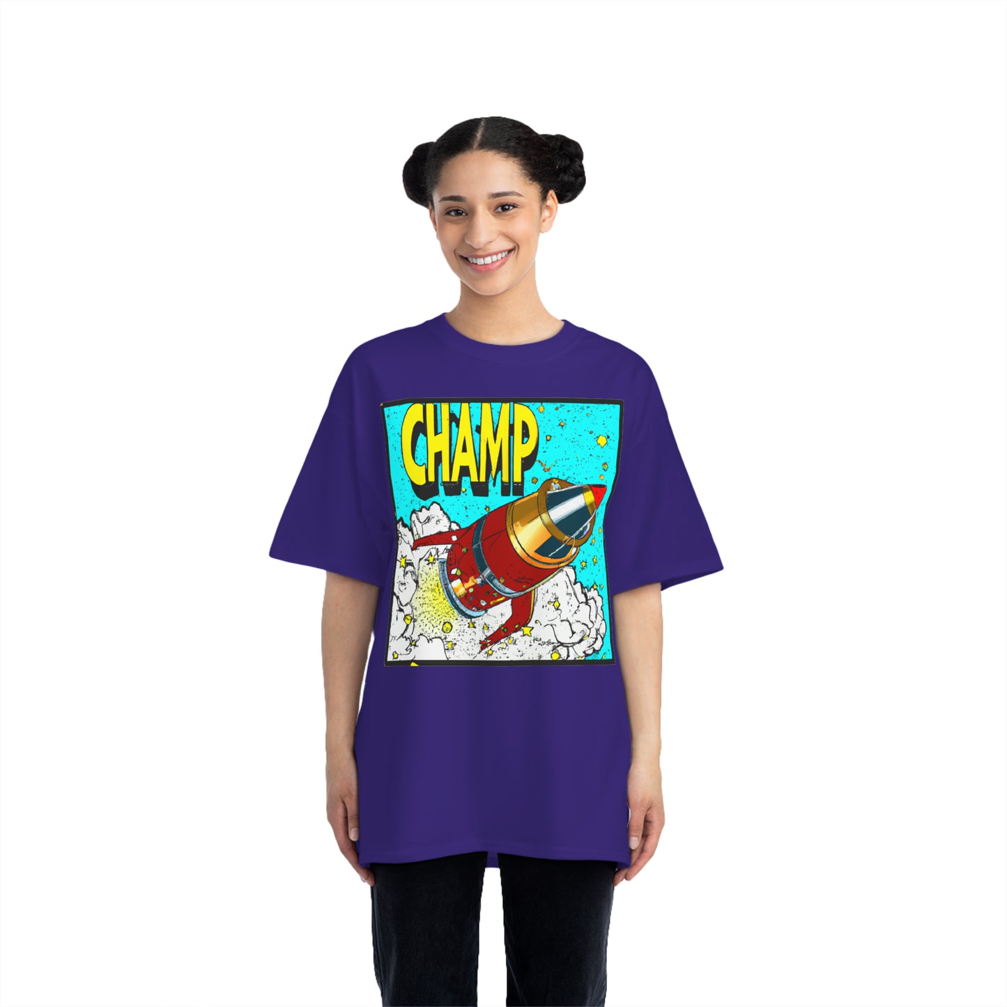 Spaceship Champ 3 - AI Art - Beefy-T®  Short-Sleeve T-Shirt