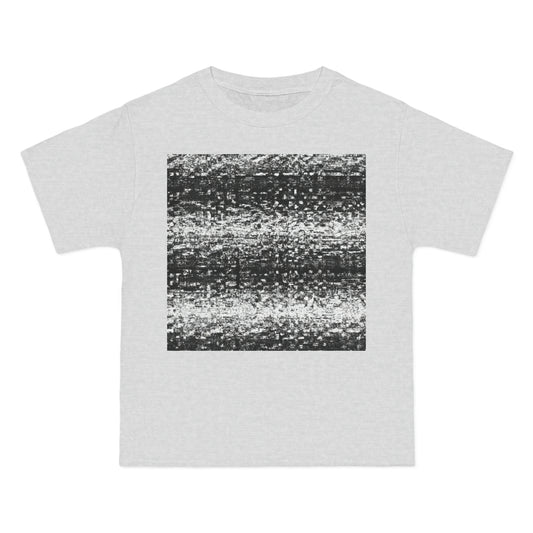 Old School TV Static - AI Art - Beefy-T®  Short-Sleeve T-Shirt (Sizes S-6XL, Choose from Black, White, & Grey Shirt Colors)