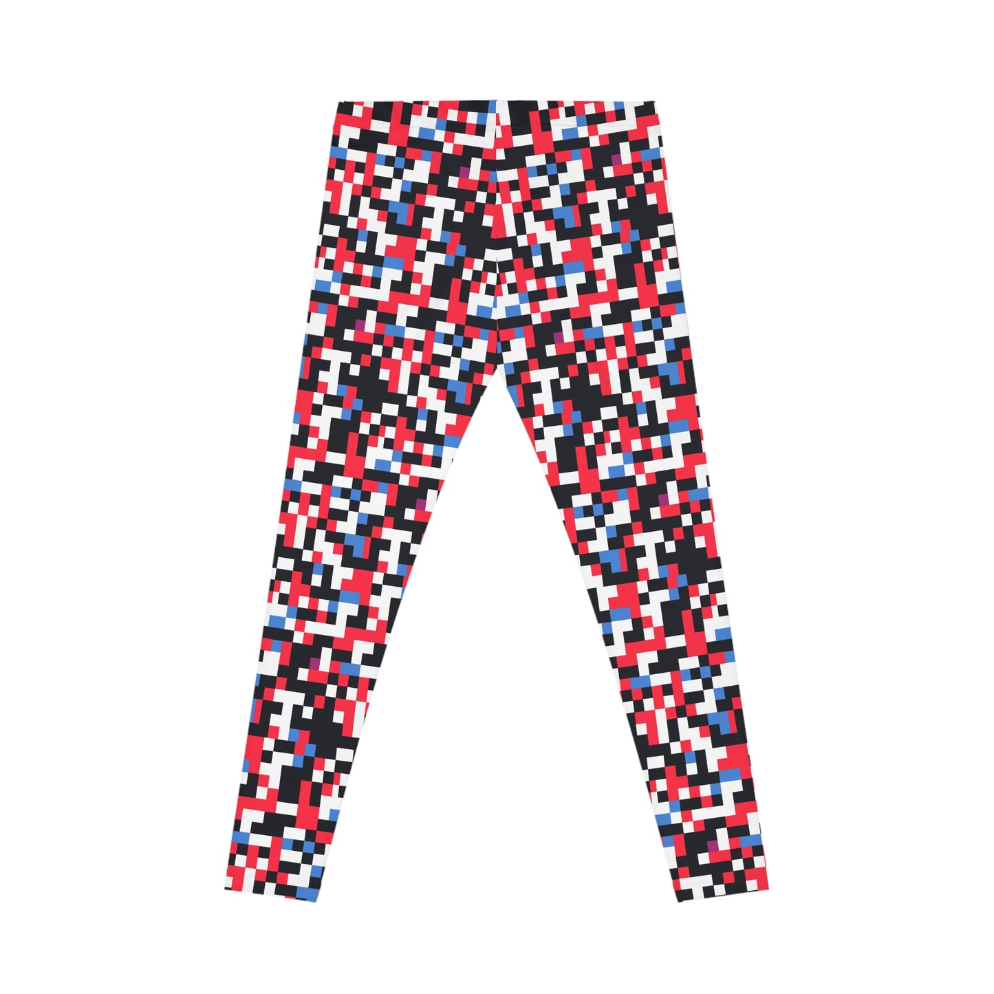 Colorful Pixelation 1 - Yoga Pants - AI Art - Women's Casual Leggings (AOP)