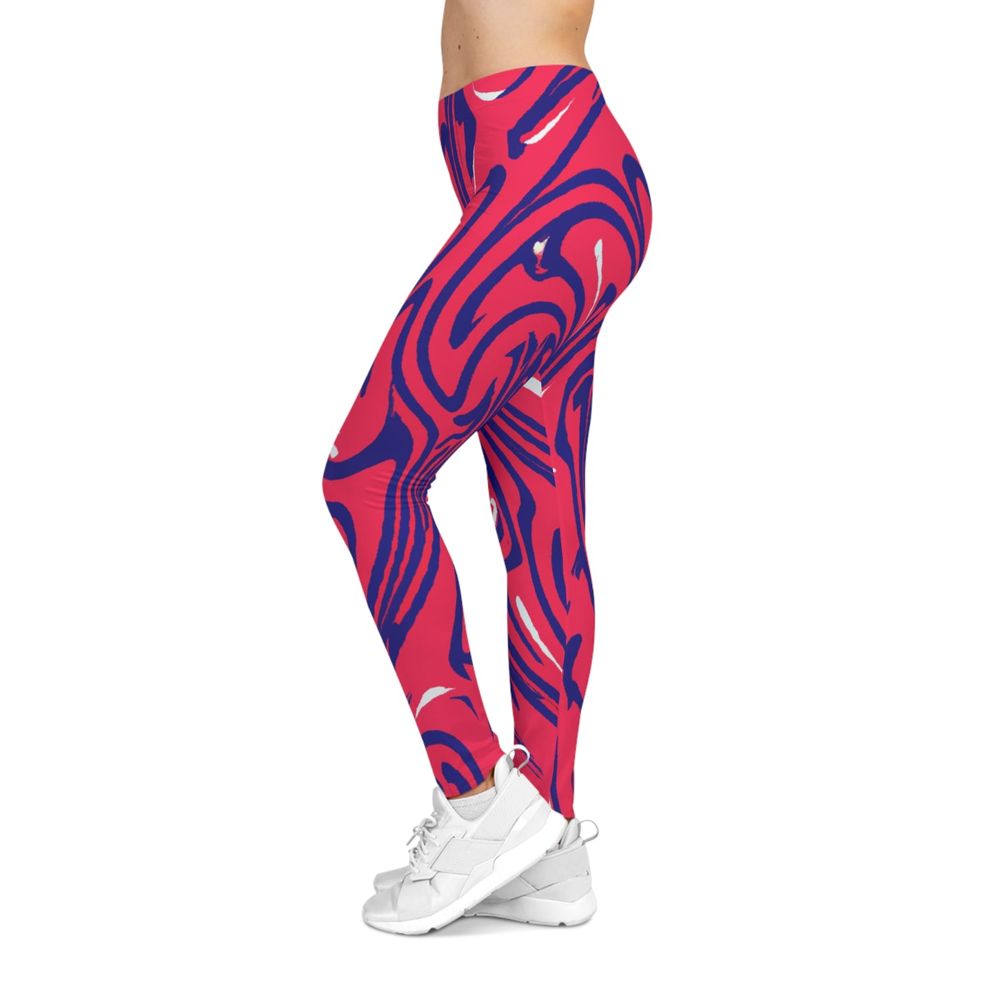 Martian Fingerprint - AI Art - Women's Casual Leggings (AOP)