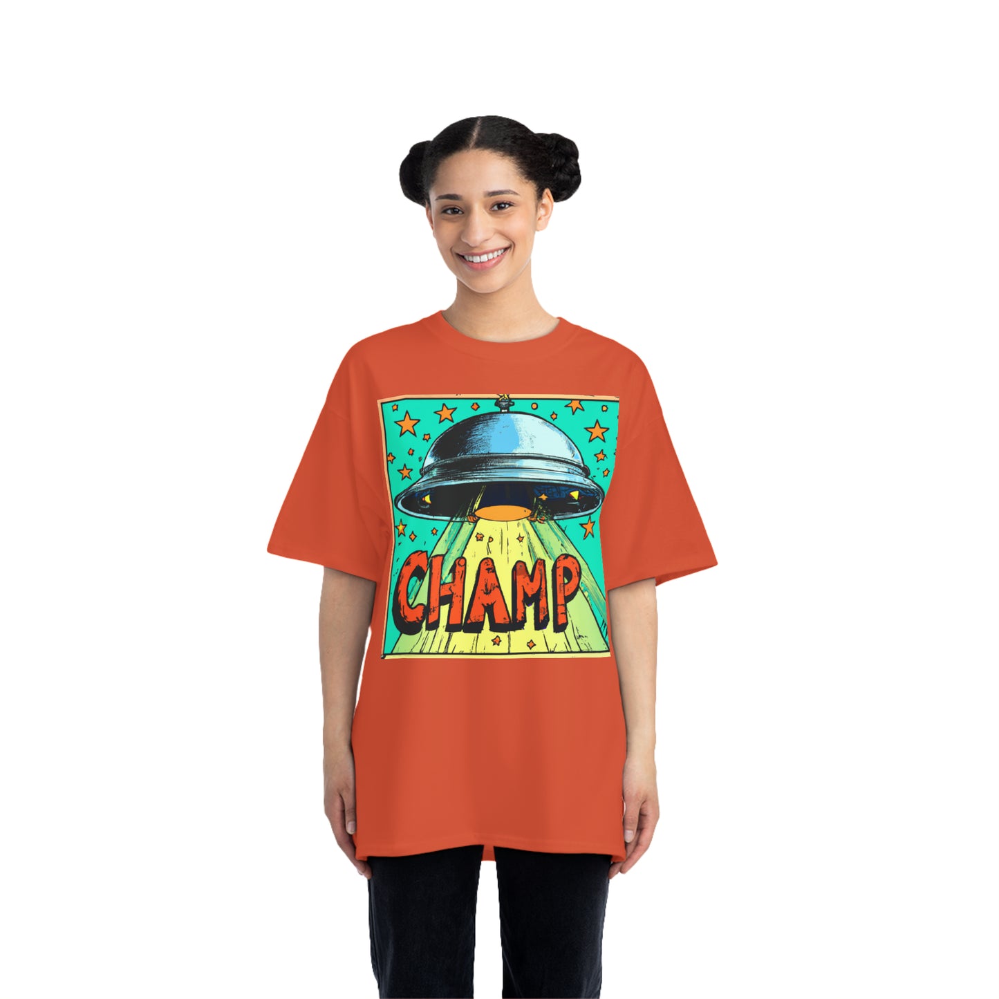 UFO Champ 1 - AI Art - Beefy-T®  Short-Sleeve T-Shirt